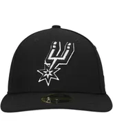 Men's Black San Antonio Spurs Team Low Profile 59FIFTY Fitted Hat