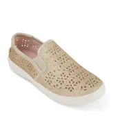 Kenneth Cole New York Little Girls Slip On Sneakers - Pale Gold