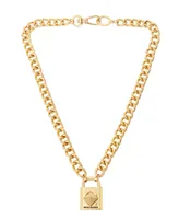 Steve Madden Padlock Pendant Necklace