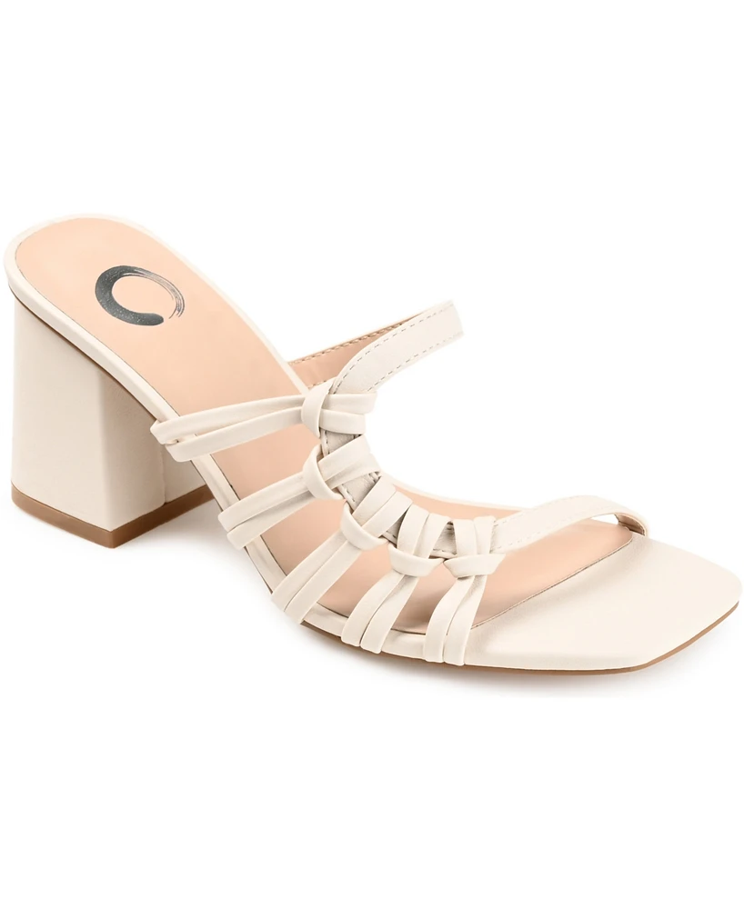 Journee Collection Women's Emory Block Heel Sandals