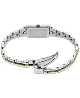 Seiko Women's Essentials Two Tone Stainless Steel Bracelet Watch 15mm