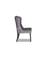 Lamont Modern Contemporary Transitional Wood Wingback Dining Chair