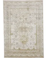 Feizy Aura R3738 6'7" x 9'6" Area Rug - Gold