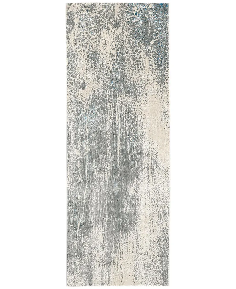 Feizy Azure R3401 2'10" x 7'10" Runner Area Rug