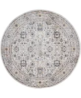 Feizy Kyra R3854 5'6" x 5'6" Round Area Rug