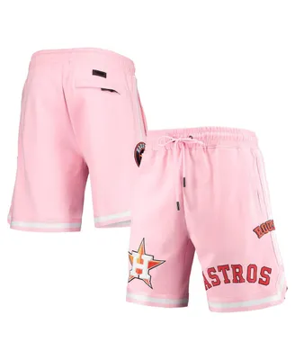 Men's Pro Standard Pink Houston Astros Logo Club Shorts