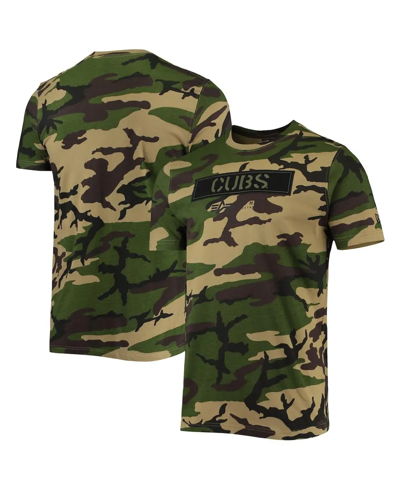 Men's New Era Camo Chicago Cubs Club T-shirt