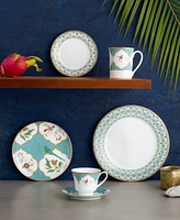 Noritake Lodi's Morning Place Setting, 5 Piece - White, Blue, Gold