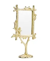 Branch Design Table Mirror - Gold