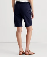 Lauren Ralph Twill Stretch Bermuda Shorts, Regular & Petite