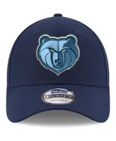 Men's New Era Navy Memphis Grizzlies Official Team Color The League 9FORTY Adjustable Hat
