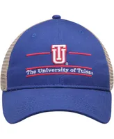 Men's The Game Royal Tulsa Golden Hurricane Split Bar Trucker Adjustable Hat