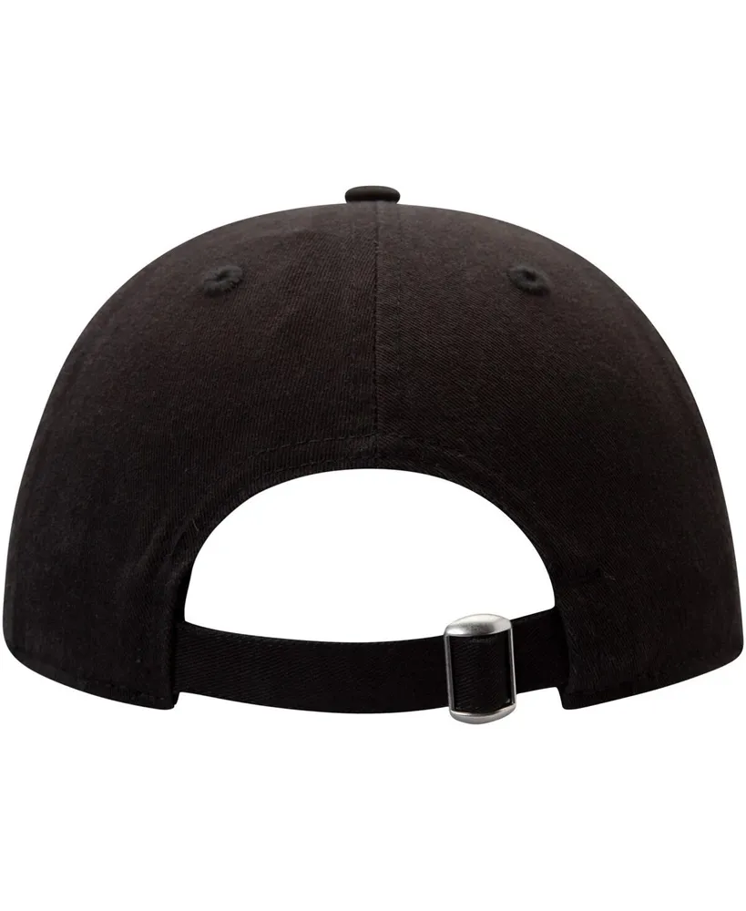 Men's New Era Black Black Panther Classic Logo 9TWENTY Adjustable Hat