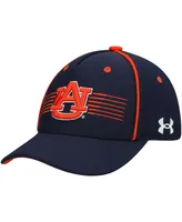 Big Boys Under Armour Navy Auburn Tigers Blitzing Accent Performance Adjustable Hat