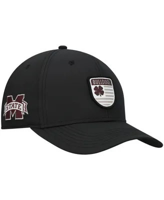 Men's Black Mississippi State Bulldogs Nation Shield Snapback Hat