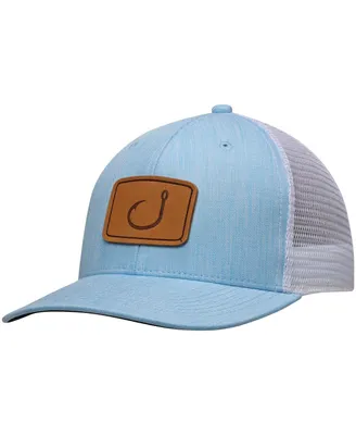 Men's Avid Light Blue Lay Day Trucker Snapback Adjustable Hat
