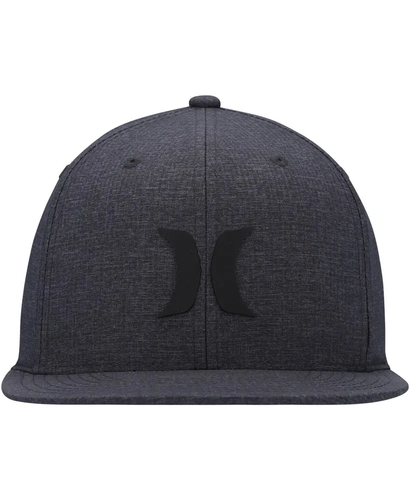 Men's Hurley Heather Black Phantom Core Snapback Hat