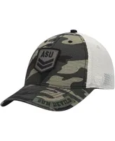 Men's Top of The World Camo, Cream Arizona State Sun Devils Oht Military-Inspired Appreciation Shield Trucker Adjustable Hat