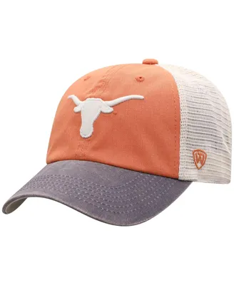 Men's Top of the World Texas Orange Texas Longhorns Offroad Trucker Snapback Hat