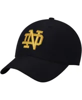 Men's Top of the World Navy Notre Dame Fighting Irish Staple Adjustable Hat