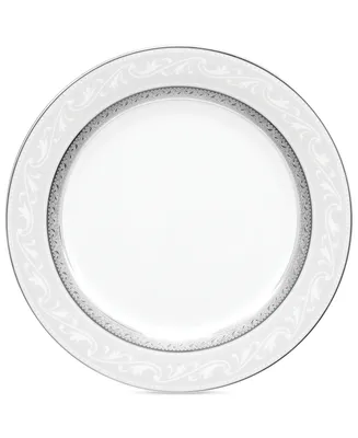 Noritake Dinnerware, Crestwood Platinum Accent Plate