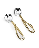 Michael Aram Palm Serving Set, Set of 2 - Gold