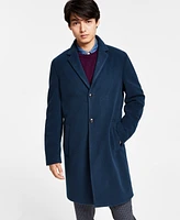 Tommy Hilfiger Men's Addison Wool-Blend Trim Fit Overcoat