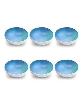 TarHong Melamine Oceanic Ombre Bowls, Set of 6