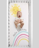 NoJo Happy Days and Hello Sunshine Photo Op Nursery Fitted Crib Sheet