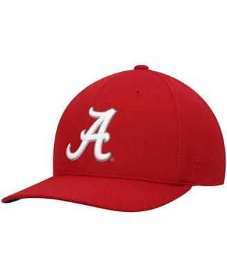 Men's Top of The World Crimson Alabama Tide Reflex Logo Flex Hat