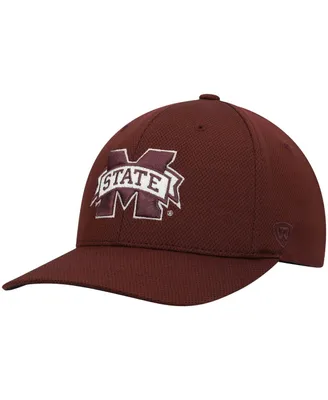 Men's Top of The World Maroon Mississippi State Bulldogs Reflex Logo Flex Hat