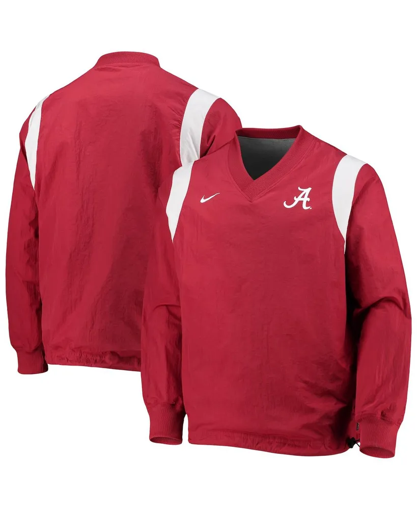 Men's Nike Crimson Alabama Tide Rev Pullover Windbreaker Jacket