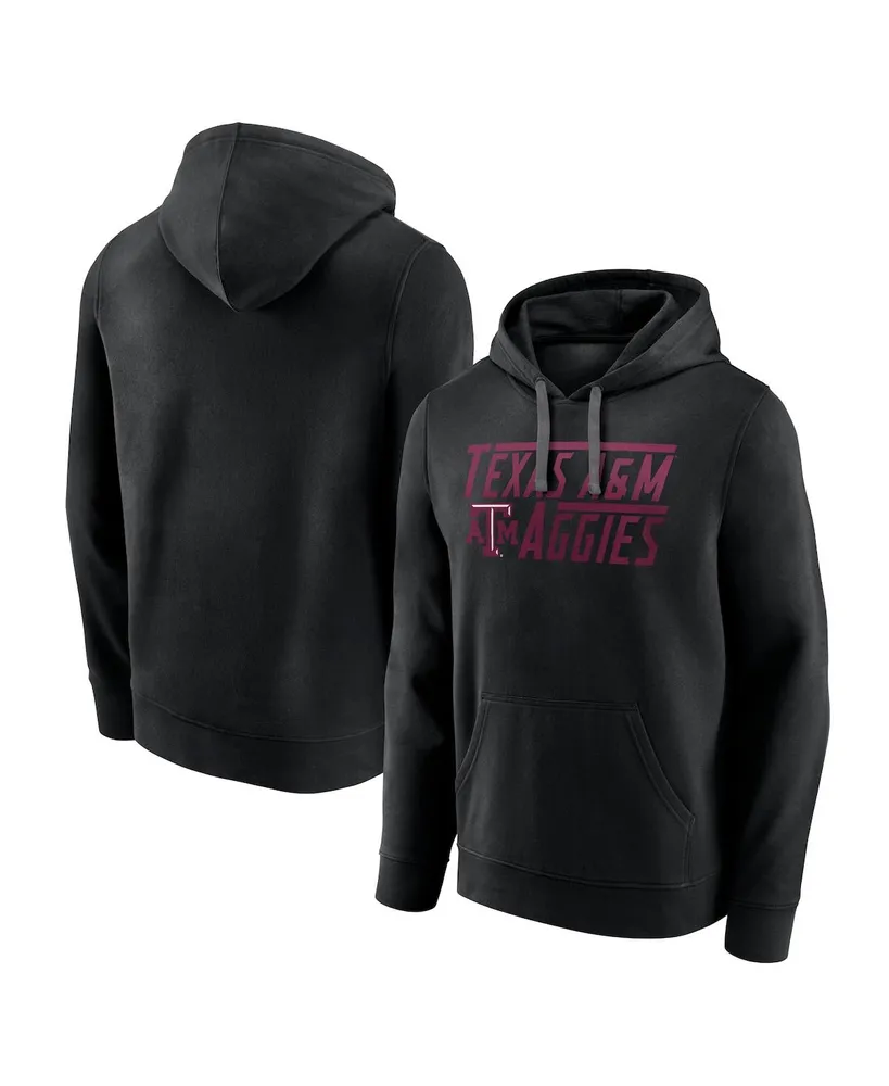 Men's Fanatics Black Texas A&M Aggies Favorite Longshot Pullover Hoodie