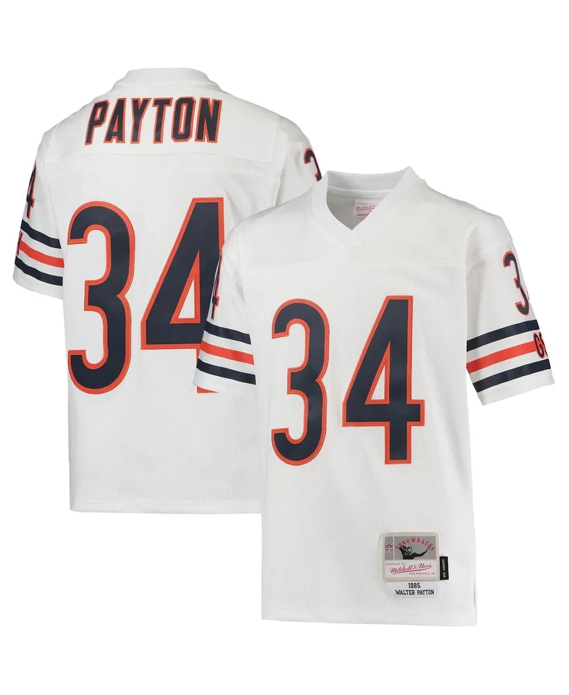 Big Boys Mitchell & Ness Walter Payton White Chicago Bears 1985 Retired Player Legacy Jersey