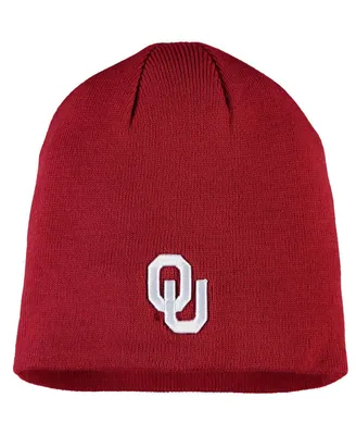 Men's Top of The World Crimson Oklahoma Sooners Ezdozit Team Color Knit Beanie