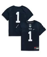 Preschool Boys and Girls Nike #1 Navy Penn State Nittany Lions Team Replica Football Jersey