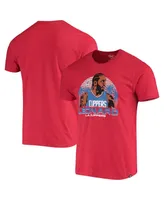 Men's Kawhi Leonard Red La Clippers Player Graphic T-shirt