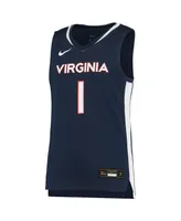 Big Boys Nike #1 Navy Virginia Cavaliers Team Replica Basketball Jersey