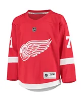 Big Boys Dylan Larkin Red Detroit Wings Home Replica Player Jersey