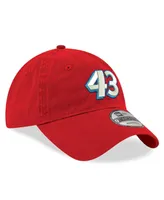 Men's New Era Red Erik Jones Enzyme Washed 9Twenty Adjustable Hat