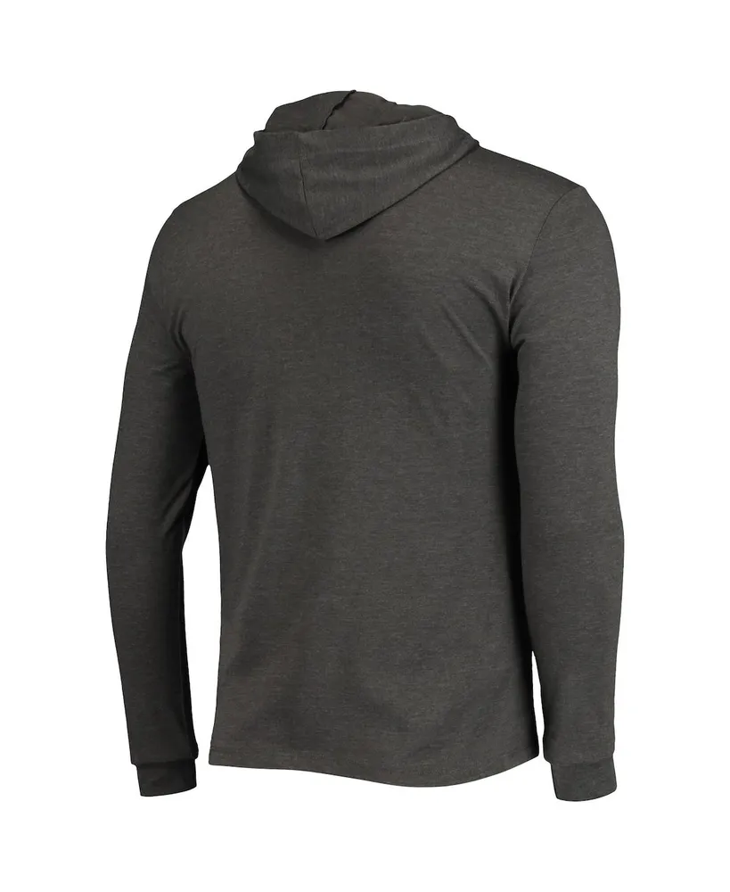 Men's Concepts Sport Scarlet, Charcoal Nebraska Huskers Meter Long Sleeve Hoodie T-shirt and Jogger Pants Sleep Set