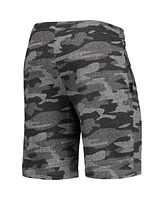 Men's Concepts Sport Charcoal, Gray Iowa Hawkeyes Camo Backup Terry Jam Lounge Shorts