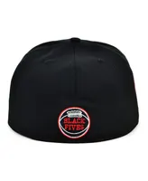 Men's Physical Culture Black 12 Streeters Fives Fitted Hat