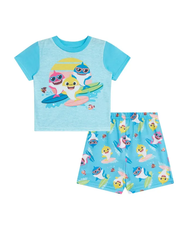 Carter's Toddler Boys Scuba Shark Rash Guard Top and Printed Swim Shorts, 2  Piece Set