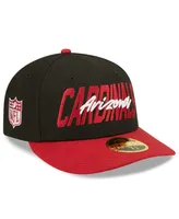 Men's New Era Black and Cardinal Arizona Cardinals 2022 Nfl Draft Low Profile 59FIFTY Fitted Hat