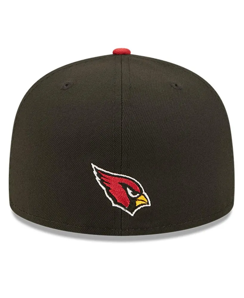 Men's New Era Black and Cardinal Arizona Cardinals 2022 Nfl Draft On Stage 59FIFTY Fitted Hat