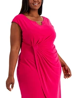 Connected Plus Side-Tab Dress