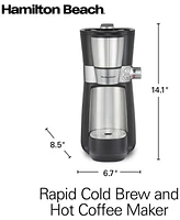 Hamilton Beach Convenient Craft Single-Serve Rapid Cold Brew & Hot Coffee Maker