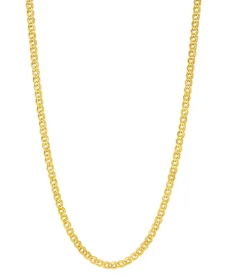 18" Nonna Link Chain Collar Necklace (2-9/10mm) in 14k Gold