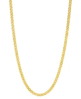 18" Nonna Link Chain Collar Necklace (2-9/10mm) in 14k Gold